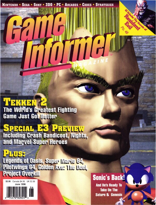 Game Informer Issue 38 (June 1996) cover